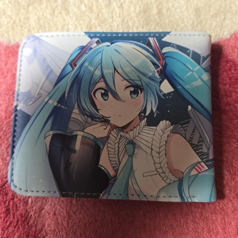 New hatsune miku anime manga leather wallet